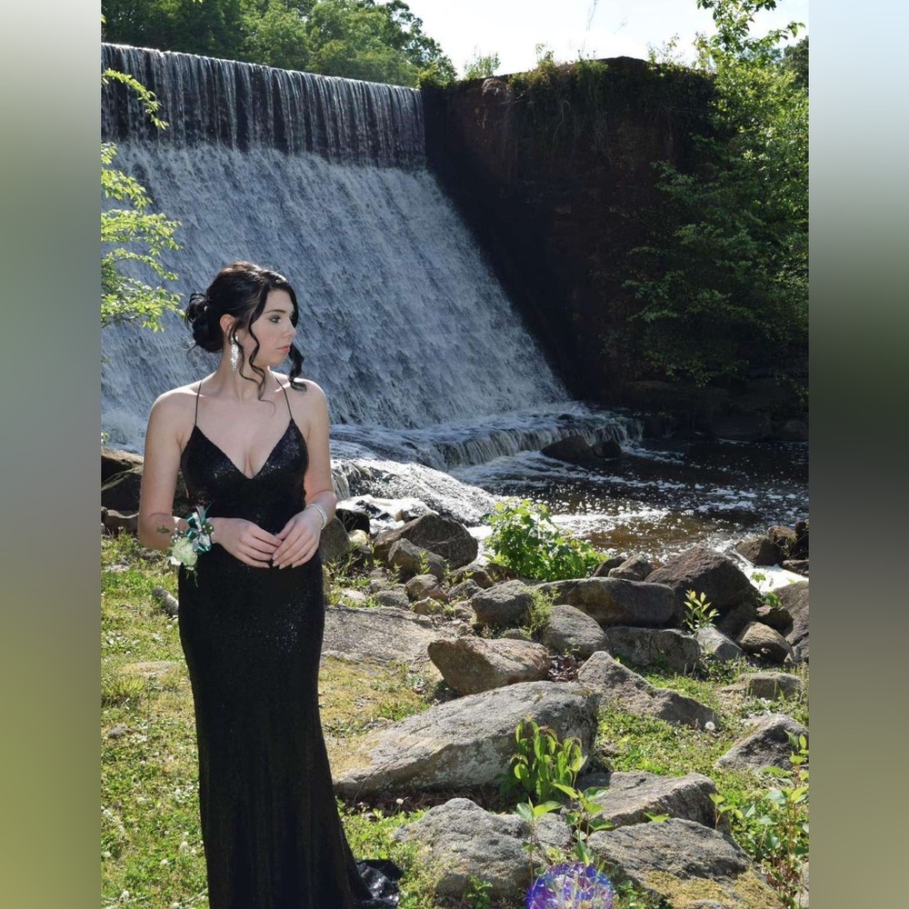 Black Prom Dress. Size 1/2